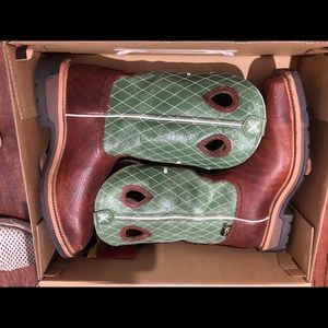 Twisted X steel toe met guard work boots